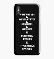 Teen & Wolf & iPhone Case