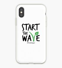 Starten Sie die Welle: Denken Sie vegan iPhone-Hülle & Cover