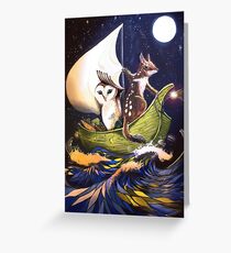 The Owl & the Quoll Greeting Card