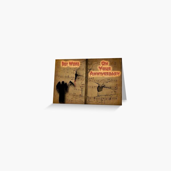 Best Wishes On Your Anniversary Greeting Card