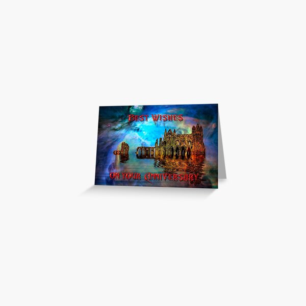 Best Wishes On Your Anniversary Greeting Card