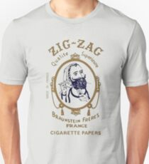 Zickzack-Papiere Slim Fit T-Shirt