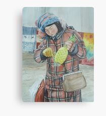 Die Ananas Metalldruck