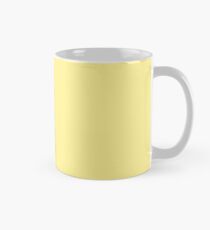 Buttermilchgelbe feste gelbe Farbe Tasse (Standard)