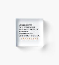 Travelers - The Protocols Acrylic Block