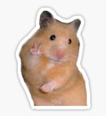Peace Hamster Meme Sticker
