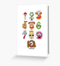 Muppet Babies Numbers Greeting Card