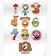 Muppet Babies Numbers Poster
