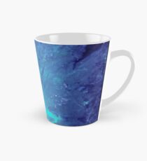 Taza cónica Caja del teléfono azul veteado