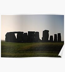 Stonehenge in the morning Poster