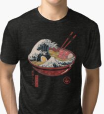 Great Ramen Wave Tri-blend T-Shirt