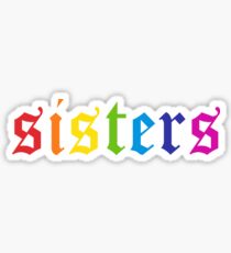 Sisters Rainbow Sticker