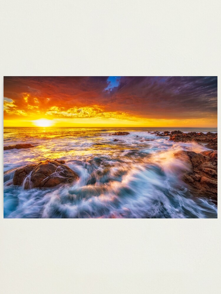 Alternate view of Smith's Beach Sunset Photographic Print