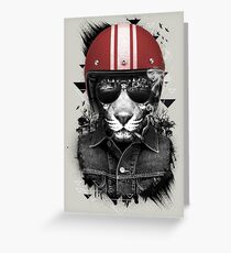 Jungle Rider Greeting Card