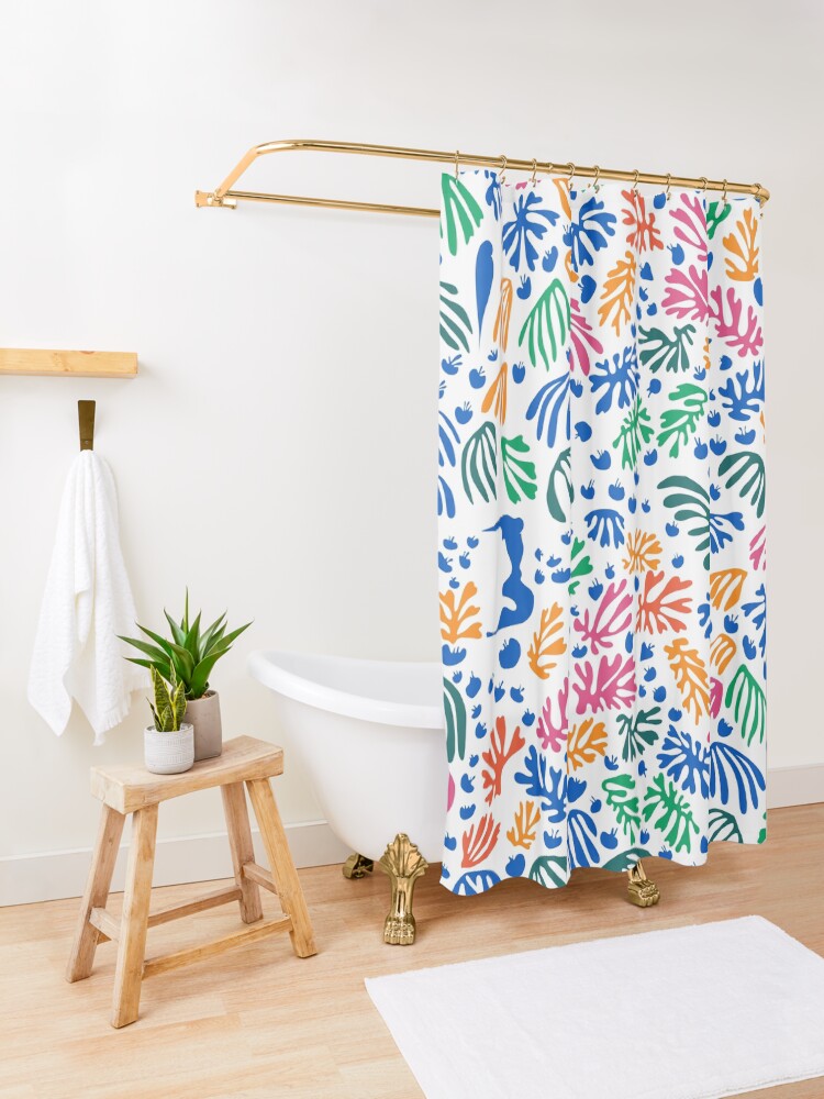 Alternate view of Matisse Colorful Pattern #1 Shower Curtain