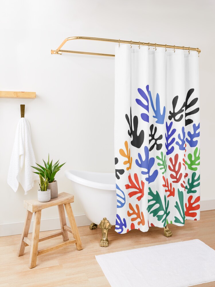 Alternate view of Matisse Floral Pattern #1 Shower Curtain