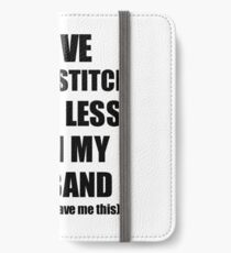 Cross-Stitch Wife Funny Valentine Gift Idea For My Spouse From Husband I Love iPhone Wallet/Case/Skin