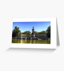 Tarjeta de felicitación Monumento a Alfonso XII