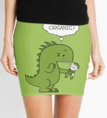 Organic Dinosaur Mini Skirt