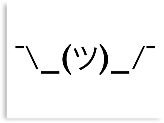 ascii art shrug ascii art shrug