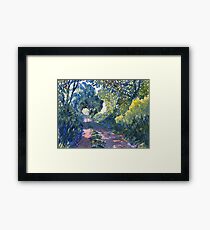 Hockney Trail Tunnel of Trees Framed Print
