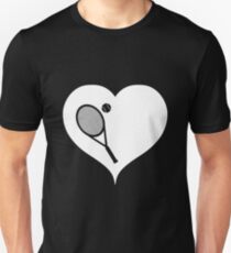 Tennis Schläger Ball Unisex T-Shirt