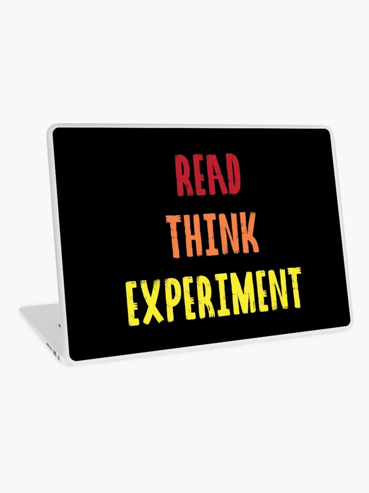 Read Think Experiment Life Quotes Red Orange Yellow