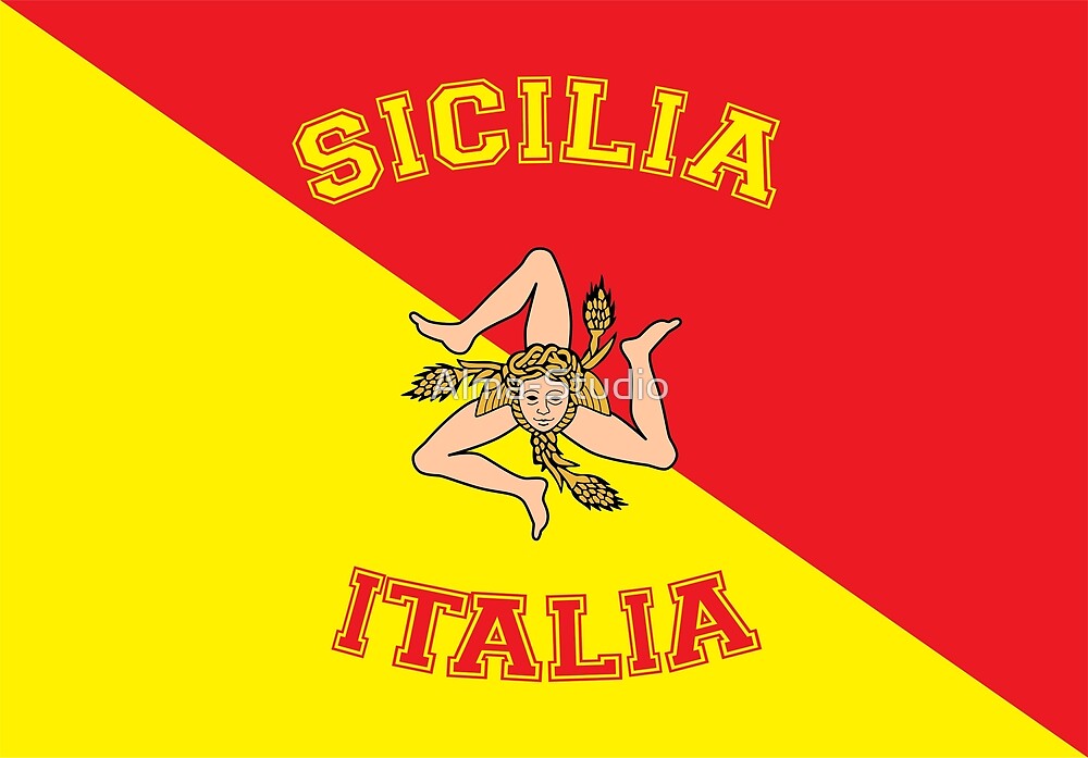 Poster « Drapeau Sicilia bandiera Sicile », par SoulSafe Poster « Drapeau Sicilia bandiera Sicile », par SoulSafe