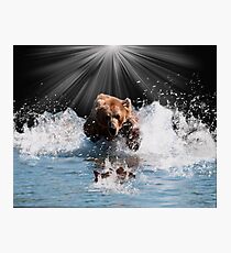on stoppable force Photographic Print