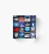 DOCTOR WHO Title sequences by BERNARD LODGE 1963-1979 POP ART Acrylic Block