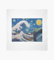 Hokusai, munch or van gogh? Scarf