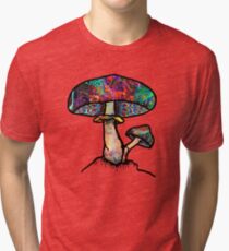 Papa Shroom Tri-blend T-Shirt