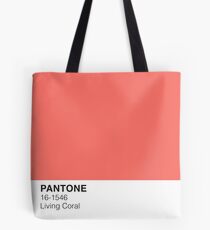 Lebende Koralle Pantone Tasche