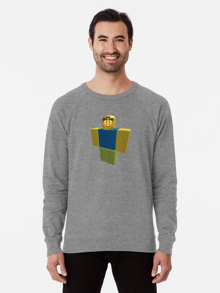 Noob Roblox Oof Funny Meme Dank Lightweight Sweatshirt By - noob roblox oof funny meme dank lightweight sweatshirt front