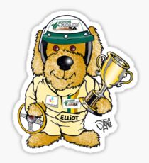 Elliot the Champion - White Sticker