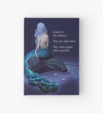 "Listen to the Silence" Mermaid Hardcover Journal