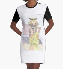 Afrikanerin T-Shirt Kleid