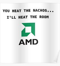 Cold LAN party? Fear no more! The AMD gamer is here :P Poster