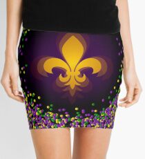 Mardi Gras Mini Skirt