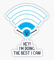 Wifi en colère Sticker