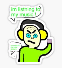 music man Sticker