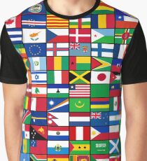 The World's Flags Graphic T-Shirt