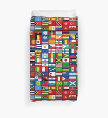Die Flaggen der Welt Bettbezug