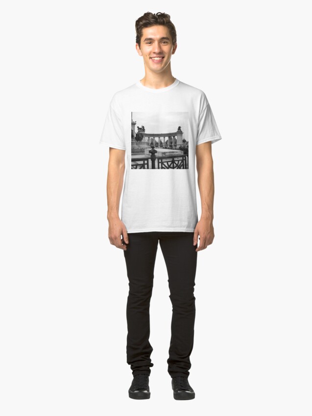 Alternate view of Heroes' Square, Budapest Classic T-Shirt