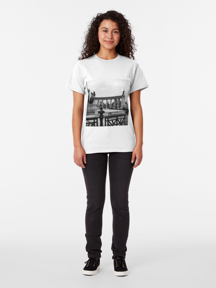 Alternate view of Heroes' Square, Budapest Classic T-Shirt