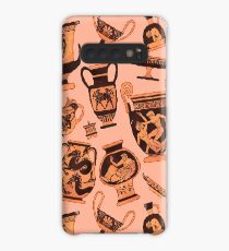 Ancient Greek Pottery - black and white Case/Skin for Samsung Galaxy
