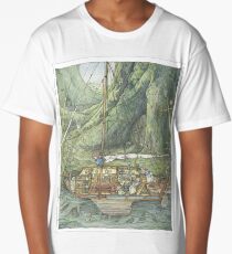 Cutaway of Dustys Boat Long T-Shirt