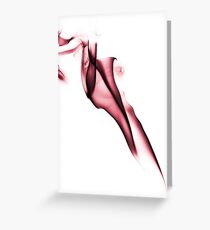 Dancing Smoke Greeting Card