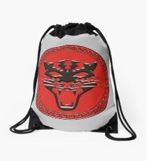 Leopard Army Drawstring Bag