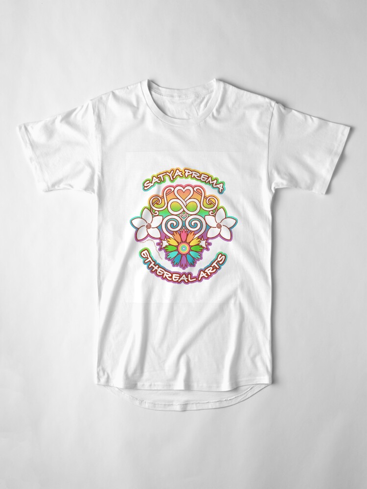 Alternate view of Satya Prema Ethereal Arts Emblem Long T-Shirt